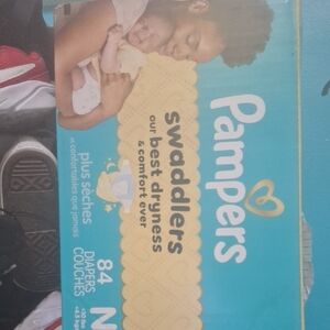 Pampers Swaddlers Baby Diapers - Blue